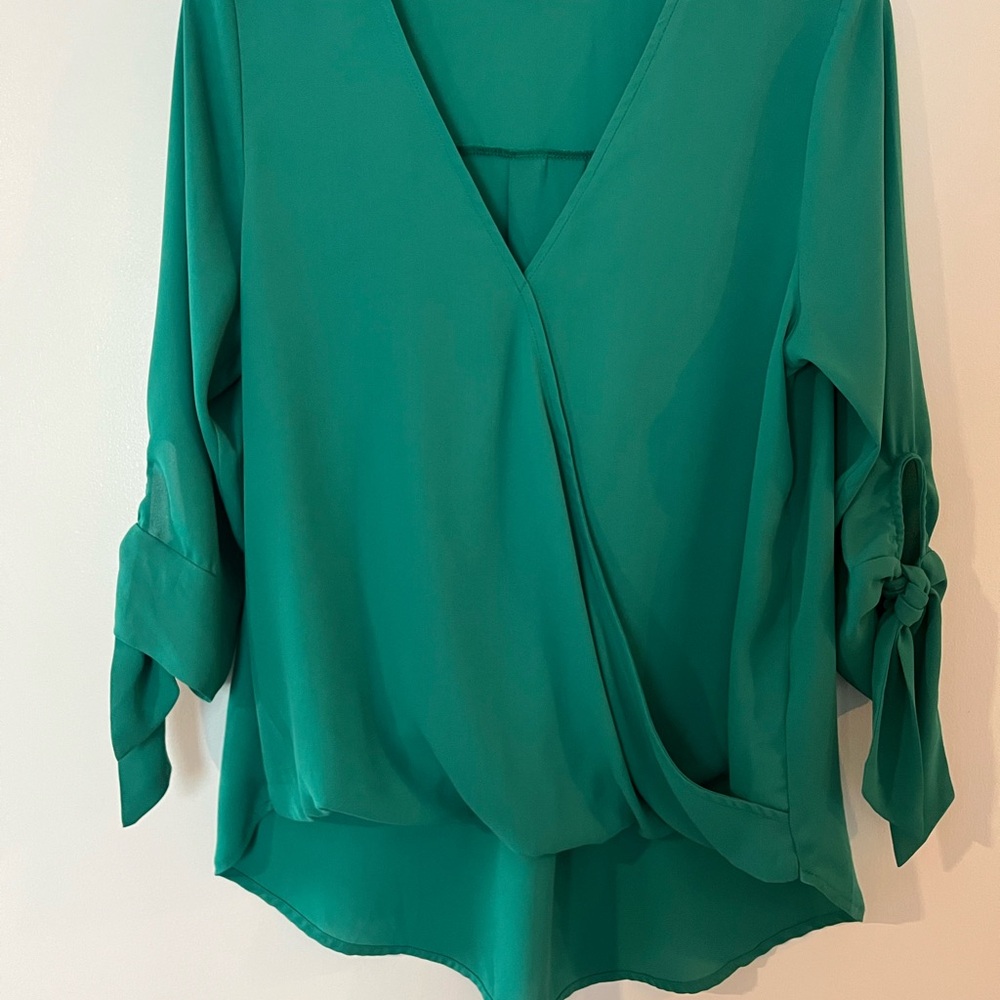 Elegant Green Women's Top